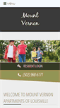 Mobile Screenshot of liveatmountvernon.com