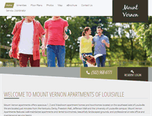 Tablet Screenshot of liveatmountvernon.com
